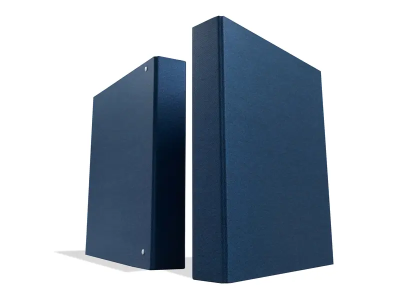 Classeur Classique Bleu. – classeur de luxe sur mesure