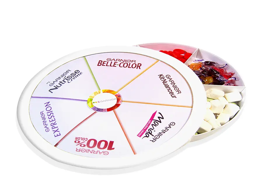 GARNIER - Boîte ronde couvercle coiffant